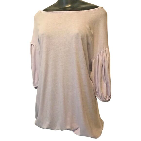 Small Karoo by Mark Eisen New Womens Top Lavender Oversize Top Shirt Soft - Picture 1 of 8